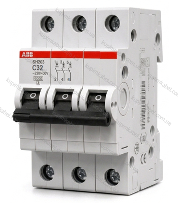 АВВ вимикач автоматичний SH203-C 32A