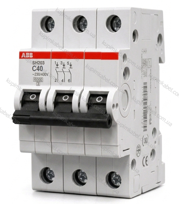 АВВ вимикач автоматичний SH203-C 40A