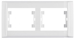 Рамка подвійна горизонтальна Defne біла