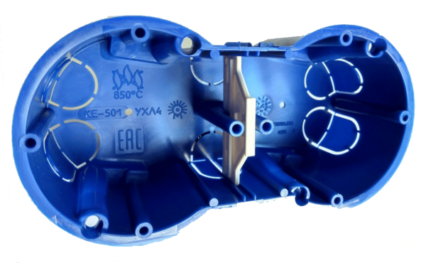 Коробка установча d66 (цегла, бетон), подвійна, КЕ 501