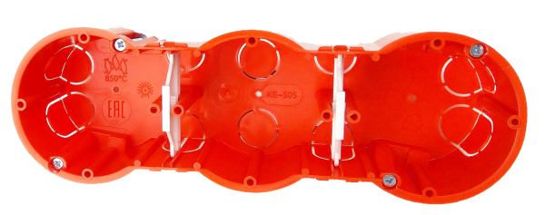 Коробка установча d66 (гіпсокартон), потрійна, КЕ 505