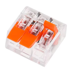 Самозажимний коннектор 413 (помаранчевий)