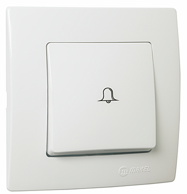 Кнопка дзвінка Lillium Natural Kare білий