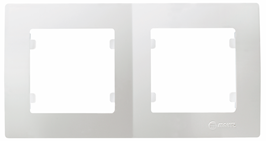 Рамка подвійна Lillium Natural Kare біла