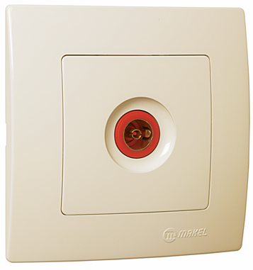 Розетка ТВ кінцева Lillium Natural Kare крем