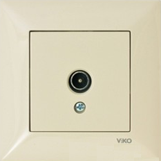 Meridian Розетка TV кінцева (крем)