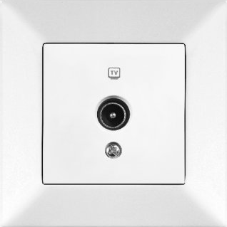 Meridian Розетка TV кінцева (білий)