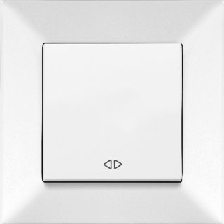 Meridian Вимикач реверсивний (білий)