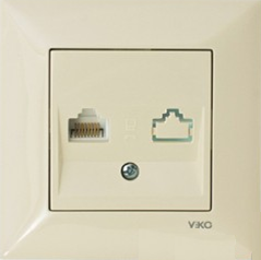 Meridian Розетка UTP (RJ45) Cat5E (крем)