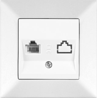 Meridian Розетка UTP (RJ45) Cat5E (білий)