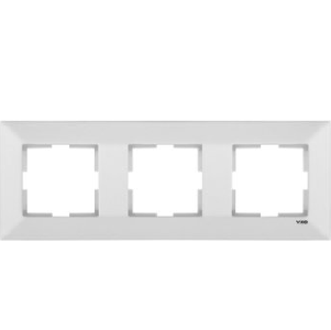 Meridian Потрійна горизонтальна рамка (білий)