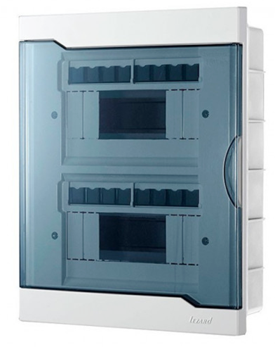 Lezard Щиток 16А, внутрішній зі склом, пластиковий