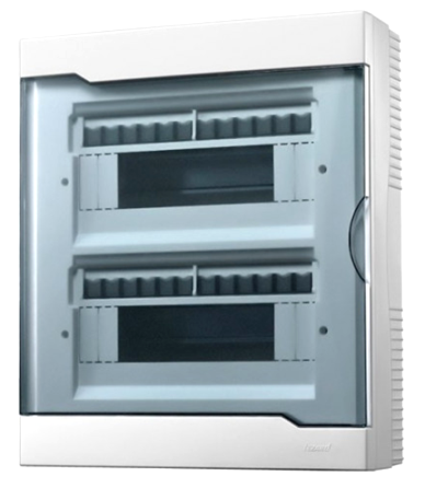 Lezard Щиток 24А, зовнішній зі склом, пластиковий