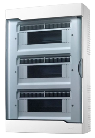 Lezard Щиток 36А, зовнішній зі склом, пластиковий