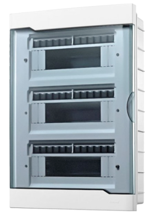 Lezard Щиток 36А, внутрішній зі склом, пластиковий