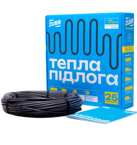 Нагрівальний кабель ZUBR DC Cable 140Вт - 0.8 м2