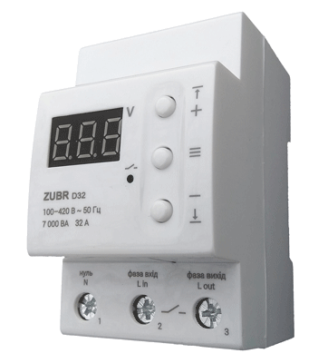 Реле напруги ZUBR D32