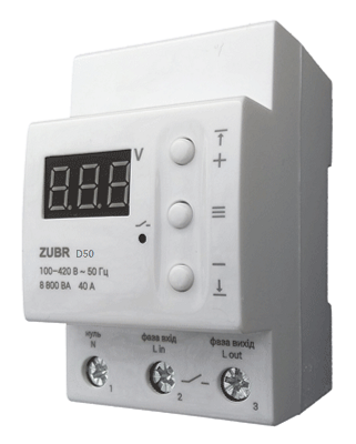 Реле напруги ZUBR D50