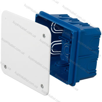 Коробка розподільна, вбудована 128 х 103 (цегла, бетон)